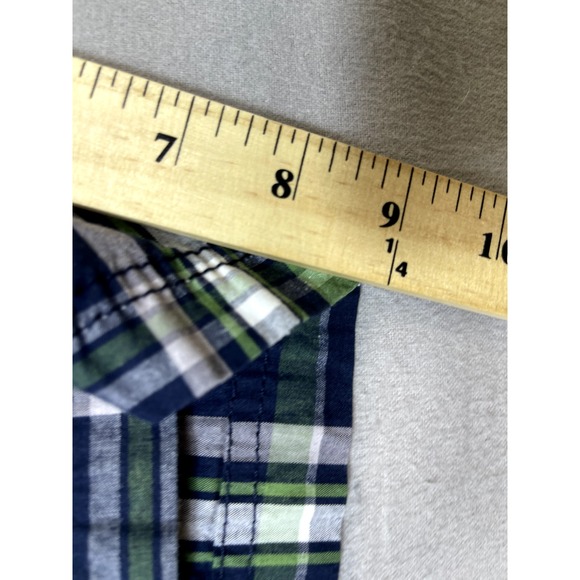 Croft & Barrow Shorts 42 Mens Plaid Blue Green White Chino Golf Boating - Picture 6 of 16